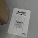 Movable Heat Press Machine Cart with Basket and Hooks, 3 Tier Crafting Shelf Organizer with Vinyl Roll Holder, Workbench for DIY Sublimation Transfer Machine and Printer or T-shirt Maker, Black