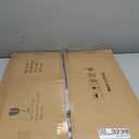 ROLOVE 22x20 Inch Lighted Vanity Mirror, 3-Mode Touch Dimming LED Lighting, Large Makeup Mirror for Dressing Room, Tabletop or Wall-Mounted, White