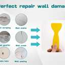 2 x 14 Pack Drywall Patch Kit - 2/4/6/8 Inch with Self-Adhesive Mesh, Heavy Duty Wall Repair for Large Holes