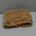 Bath Mat for Bathroom Ultra-Soft Machine Washable Rugs for Shower Room with Non-Slip Backing Shaggy Absorbent Luxury Chenille Bath Rug Perfect for Tub Sink Bedroom Door (16"x24", Mustard)