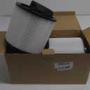 90304 Replacement HEPA Cartridge Filters with Lid, Compatible with Shop-Vac Shop Vac 90304, 90350, 90333, 903-04-00, 9030400, 90585 5 Gallon and Above Wet Dry Vacuum Cleaners, 2 Pack