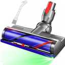 Vacuum Head Replacement for V7 V10 V11 V15 Cordless Vacuums, Quick Release Direct Drive with LED Headlights for Hardwood Floors & Carpets