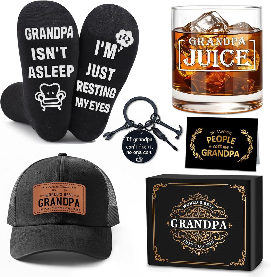 Gifts for Grandpa Birthday Grandpa Gifts for Men Funny Grandfather Gift for Best Grandpas New First Time Great Grandfather to Be Announcement Gift Grandad Happy Birthday Christmas Fathers Day Presents