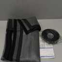 MAGZO Magnetic Screen Door, Fits Door Size 48 x 80 Inches, Actual Screen Size 50 x 81 Inches Reinforced Fiberglass Mesh Curtain for Front and Entry Entrance Mesh with Full Frame Hook & Loop, Gray