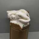 3D Striped Jacquard Sherpa Comforter Set Queen Size, Boho Geometric Pattern Quilt Bedding 3 Pieces Warm Cozy Fuzzy Comforter with 2 Pillowcases(90"X90" Ivory White)