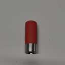 iSi North America Replacement Charger Holder for use with iSi Gourmet Whips and Thermo Whip, Stainless Steel and Red Silicone