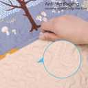 Play Mat for Baby Playpen Tummy Time Mat, Non-Slip Washable Baby Playpen Mat, Baby Crawling Mats for Floor, Portable Travel Large Play Mats for Toddlers and Infants 50 x 50 