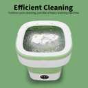 Portable Washing Machine, 20L Foldable Mini Washer and Dryer with 3 Modes Deep Cleaning, Upgraded Collapsible Laundry for Hotel, Apartment, Home and Travel