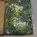 Eucalyptus Garland 6FT Artificial Ivy Greenery Fake Silver Dollar Eucalyptus Leaves Vines Table Decor Green Vine Spring Artificial Vines for Home Mantle Party Decor Indoor/Outdoor (1)