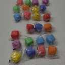 24 Pack Slow Rising Stress Cube , Dough Stress Balls Soft Fidget Squishy Toys for Anxiety Relief, Pull Stretch Classroom Prize Party Favors Toys for Kids