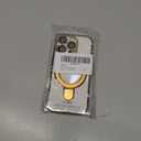 GUAGUA for iPhone 16 Pro Case with Stand, Magnetic Clear Cases Plating Edge Invisible Ring Holder Slim Protective Shockproof Kickstand Phone Case for iPhone 16 Pro 6.3 inch, Desert Titanium Gold