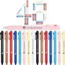 Sayglossy 48 Pcs Dachshund Theme Ballpoint Pens Novelty Gifts 8 Style Smooth Writing Pens for Teacher Student Gifts
