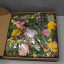 Spring Wreaths for Front Door 24 Inch Outdoor Spring Wreath with Peony Rose Ranunculus & Eucalyptus,Handmade Silk Summer Wreaths for Front Door,Spring Door Wreath for Porch Home Wall Window
