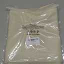 DONREN Small Window Room Darkening Curtain Tiers - Thermal Insulated Window Treatment Rod Pocket Valance Curtains (30 W x 30 L,2 Panels,Cream Beige)