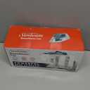 Sunbeam Turbo Steam Iron 1400W Quick Heat Stainless Steel Soleplate Shot of Steam Horizontal and Vertical 3 Way Auto Off 240ml Water Tank White Teal