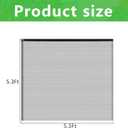 5.3 x 5.3 Ft Black Large Fruit Tree Netting with Zipper and Drawstring, Breathable Mesh Garden Bird Netting Plant Cover, Insect Bird Barrier Net Mesh for Protect Fruits Plants from Squirrel Bugs