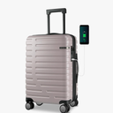EMPSIGN Carry On Luggage with Spinner Wheels, Hard Shell Carry-On Expandable Suitcase 21x14x9 Airline Approved & Built-in TSA Lock, Durable Travel Rolling Suitcase, Carry-On 20-Inch, Light Purple