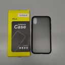 JETech Matte Case for iPhone XR 6.1-Inch, Shockproof Military Grade Drop Protection, Frosted Translucent Back Phone Cover, Anti-Fingerprint (Black)