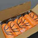 Basketball Party Favors, 12 Pack Basketball Water Bottles with 300 PCS Stickers, 20 oz Sports Squeeze Bottle, BPA-Free Reusable Water Bottles Bulk for Boys, Gifts For Team