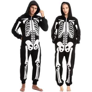 Spooktacular Creations Halloween Skeleton Costume, Unisex Skeleton Costume Jumpsuit for Adult Halloween Themed Parties, Small