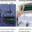 Hanke 16 Inch Underseat Carry on Luggage with Wheels,Small Hard Shell Suitcases for Weekender,Tsa Approved Lightweight Travel Luggage Suitcase for Womem Men,Blackish Green.