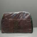 Floto Luggage Venezia Grande Duffle Bag Vecchio Brown 13inch h x 20inch l