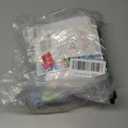 Hanes girls Socks Pack, Ankle, Crew, No Show 6 Pairs, Absolute Active Cushioned Ankle Socks for Girls (Medium, Crew - White/Green)