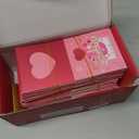 PEUTIER Surprise Gift Box, Pink Explosion Love Bouncing Box Surprise Birthday Box Filled with Photos Confetti Cards Cash Pop-up Surprise Box for Valentine's Day Birthday (20pcs Explosion Box)