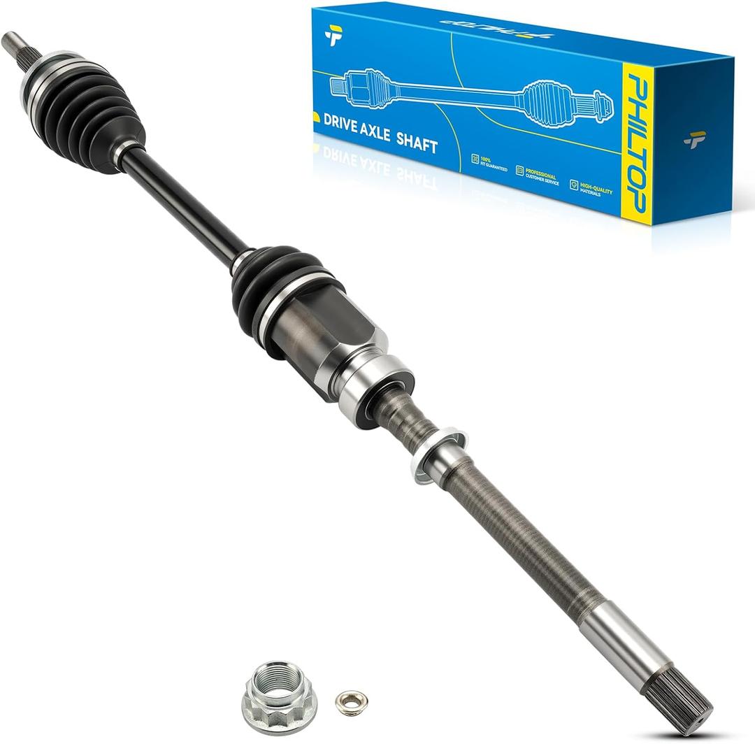PHILTOP CV Axle Shaft Assembly Compatible with Toyota RAV4 2009-2012 4WD 2.5L, Front Right Complete CV Joint Axle Shaft 1 PCS