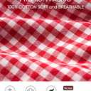 HONGTEYA Boxer Shorts for Women Casual Summer Pajama Shorts Women Gingham Plaid Shorts Y2k Beach Bottoms (M)