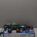 Dinosaur Light Up Toy Gun with Sound Effects, Noise-Making Gun Toys for Kids Indoor/Outdoor Play & Halloween Costume, Christmas Birthday Dinosaur Gifts for 3 4 5 6 7 Year Old Boys Toddlers (Black-green)