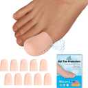 Big Toe Protectors, (10PCS) Breathable Toe Cap, Gel Toe Sleeves, Toe Cover Great for Corn, Calluses, Hammer Toe, Toenails Loss(Aloe Vera Extract Infused Gel Materials)