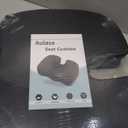 Luxury Seat Cushion, 3 Inch Thick Memory Foam for Pressure Relief, Sciatica, Tailbone Pain & Back Pain Relief, Multi-Use for Bleachers, Car, Gaming, Office Chair