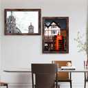 SESEAT 16x24 Picture Frame Brown, Poster Frames Wall Decor Hanging, 1 Pack