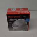 Honeywell TurboForce Air Circulator, Small Tabletop Fan, Quiet Personal Fan for Home or Office, 3 Speeds, 90 Degree Pivoting Head, White, HT-904