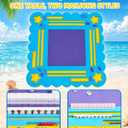 36-Inch Floating Mahjong Table for Pool with Tile Grooves, 36" Extra Large