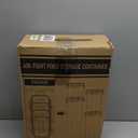 PRAKI Airtight Food Storage Containers Set with Lids - 24 PCS, BPA Free Kitchen and Pantry Organization, Plastic Leak-proof Canisters for Cereal Flour & Sugar - Labels & Marker (Black)