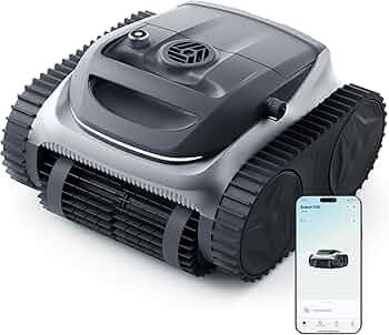 (2026 New) Bubot 700 Cordless Robotic Pool Cleaner, Pool Vacuum with 210-Min Runtime, Superior Suction, Smart Navigation, Floor/ Wall/ Waterline Cleaning, for Inground & Above-Ground Pools, Obsidian