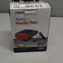 Car Heater 12V 150W, 2-in-1 Portable Defroster & Defogger, Fast Heating & Cooling Fan for Car Windshield, Plug in Cigarette Lighter for Vehicles, Trucks and SUVs