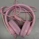 Wireless Gaming Headset with Noise Canceling Microphone for PS5, PC, PS4, 2.4G/Bluetooth Gaming Headphones with USB and Type-c Connector, Wired Mode for Controller - Pink