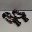 Rechargeable Headlamp 2Pack, 99000 Lumens Super Bright LED Head Lamp with 3 Modes, 90° Adjustable Head Lights for Forehead, 45H Long Runtime & IPX6 Waterproof HeadLamps for Camping Hunting Hiking