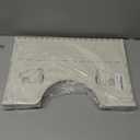 Foldable Squatting Potty for Travel, 7 Inch Toilet Stool Squat Adult, Lightweight Portable Poop Stool for Adults, Bathroom Stools with Anti-Slip Feet, White, Easy to Storage (1 Pack)