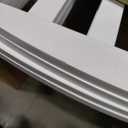 Dog Gate Indoor, Freestanding Dog Fence for The House, Doorways, Hallways,or Stairs,Pet Gate Foldable Wooden,Expandable 32" Height 4 Panels,White