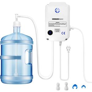 Bottled Water Dispenser Pump System for Home2L Flow Drinking Water Pump Dispensing Single Inlet for 5 Gal110V Electric Water Jug Bottle Pump for Coffee Ice Machines Refrigerator Faucet