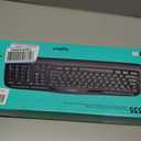 Logitech MK335 Quiet Wireless Keyboard and Mouse Combo - Black/Silver Keyboard and Mouse Combo Wireless, Ambidextrous