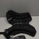 ZELUS Weighted Vest, 20lb Weight Vest with Reflective Stripe for Workout, Strength Training, Running, Fitness, Muscle Building, Weight Loss, Weightlifting (Black)