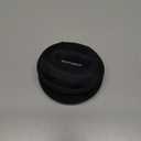 WATCHPOD Travel Watch Case | Single Watch Box w/Zipper for Storage | Cushioned Round Portable Watch Case for Travel | Fits all Wristwatches and Smart Watches up to 50mm (Black)