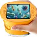 1000X Handheld Digital Microscope for Kids: Pocket Microscope with 2.0" IPS Screen - STEM Toys Birthday Gifts for Girls Boys Child - Portable Edu Science Kits Toddler Age 3-6 6-12