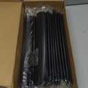 Ravinte Hardware 20 Pack Black Cabinet Handles, 11.8 Inch (300mm) Finger Edge Pulls, 8.8 Inch Hole Center, Finger Pulls for Cabinets