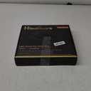 Lazy Susan Organizer Homerays 12 Inch Non-Skid Bamboo Lazy Susan for Kitchen Rotating Spice Rack with Handles, Wood Turntable for Kitchen Cabinet,Countertop (Black, Medium)